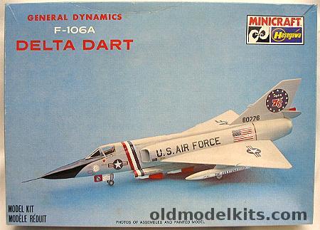 Hasegawa 1/72 General Dynamics F-106 A Delta Dart, 1054 plastic model kit
